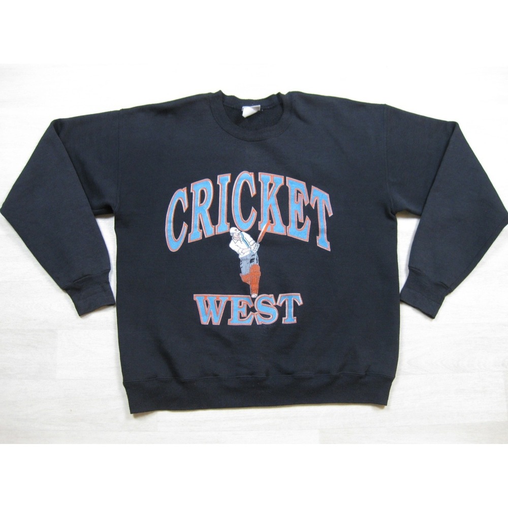 Vintage 90s Cricket West Crewneck Sweatshirt Men's (XL) West Indies Athletic